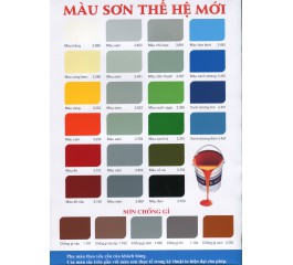 Bảng màu Sơn Thế Hệ Mới Bảng màu Sơn Thế Hệ Mới