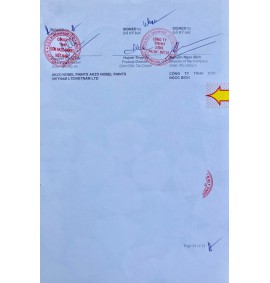 Hợp đồng với các hãng sơn