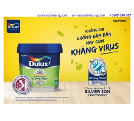 Sơn Dulux EasyClean chống bám bẩn kháng vius, bề mặt mờ màu trắng E016M Sơn Dulux EasyClean chống bám bẩn kháng vius, bề mặt mờ màu trắng E016M