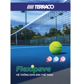 Sơn sân thể thao Terraco (Sân pickleball, sân tennis, cầu lông, bóng rỗ)